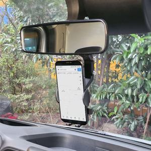 스마트폰 자동차 룸미러 거치대 내비게이션 액세서리