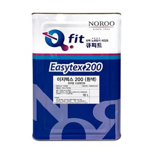 이지텍스 200 외부용 수성페인트 18L 무광 백색