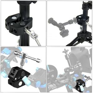 스튜디오 영상 촬영용품 집게 슈퍼 클램프 암 플래시