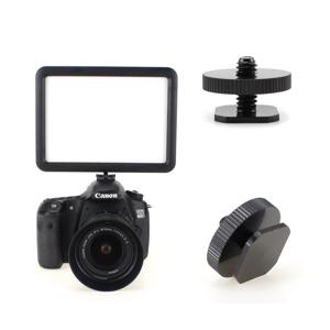 1/4 나사 핫슈 어댑터 마운트 카메라 액션캠 조명 LED