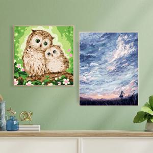DIY 그림 그리기 풍경 정물 명화 모음 25x25 40x50