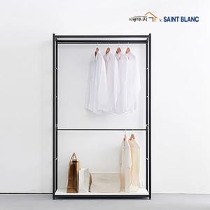 SK413 2단 행거 분리형 드레스룸  투행거 1200 HI