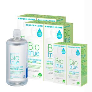 리뉴 바이오트루 500ml x 4개 + 바이오트루 300ml x 2개 소프트 렌즈 세척액
