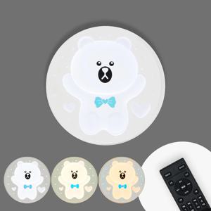 곰돌이 키즈 AX-025 방등 에코 디밍 LED 인테리어 침실 삼색변환 플리커프리 리모컨