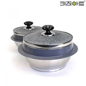 자연석 곱돌솥 돌뚜껑 21cm 6인용