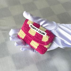 체크메이트 체커보드 카드지갑 (CARD WALLET, PINK YELLOW)