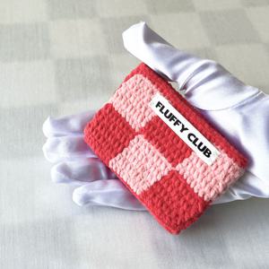 체크메이트 체커보드 카드지갑 (CARD HOLDER, RED PINK)