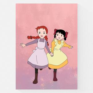 2+1 빈티지 감성 빨간머리앤 인테리어 포스터 액자 _ MARK_018