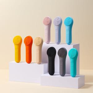 거치대 증정 실리콘 진동 클렌저 미세 진동 브러쉬 온열 모드