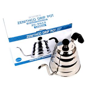 제니스코 핸드드립포트 유광 1,200ml ZC-9912 커피 주전자