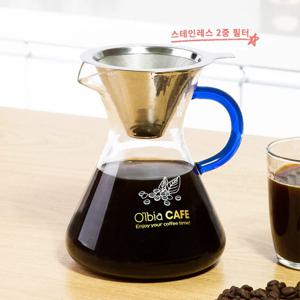 내열유리 드립 커피 드리퍼 서버 핸드드리퍼