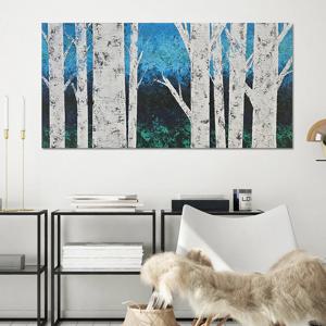 핸드페인팅 미드나잇포레스트 캔버스 액자