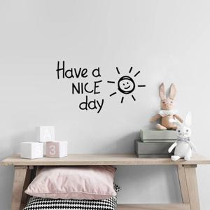레터링 포인트 인테리어 창문 벽 유리 스티커 have a nice day