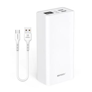 슬림 15W 보조배터리 30000mAh+C타입 케이블,8핀젠더/동시충전/LED/유즈케이스