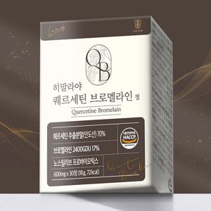 퀘르세틴 브로멜라인 노스릴리브 파인애플 600mg x 30정 1박스