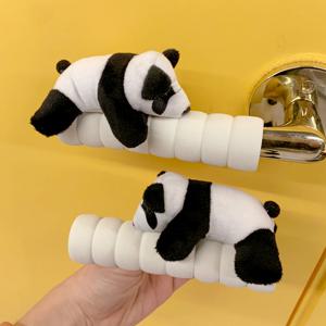 팬더 인형 도어커버 핸들 손잡이 문고리 인테리어 커버 문콕 방문 보호