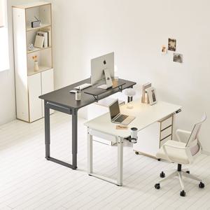 제니 프리미엄 모션데스크 듀얼모터 스탠딩 높이조절 일자책상 1400