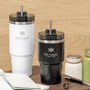 대형 빨대 수 텀블러 600ML 900ML