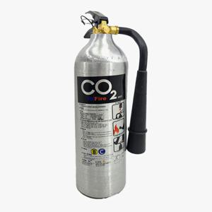 CO2 소화기 2.3kg 알루미늄 수동식 가벼운 이산화탄소 유류 전기화재용