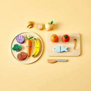 우드토이 싹둑싹둑 소꿉썰기놀이 13pcs