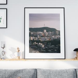 빈티지 도시풍경 남산타워 감성 포스터 액자 / Signature Edition 030 /