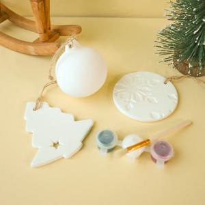 크리스마스 인테리어 장식 방향제 만들기 DIY 석고 컬러링 색칠 키트 오너먼트