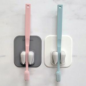 흡착식 실리콘 칫솔걸이 1p 칫솔꽂이 칫솔거치대 무타공 무접착