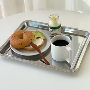 사각 스텐 카페 주방 서빙 쟁반 트레이 5size