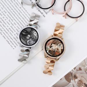 갤럭시워치 스트랩 지그재그 고급st 메탈 스트랩 스테인리스 스틸 밴드 시계줄 갤럭시워치8