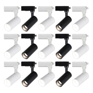 동성 더쎈 COB 원통레일등 LED 10W 20W 30W 블랙 화이트 전구색 주백색 20개