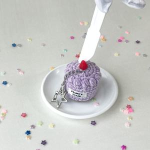 미니케이크 키링 (BLUEBERRY YOGURT CREAM)