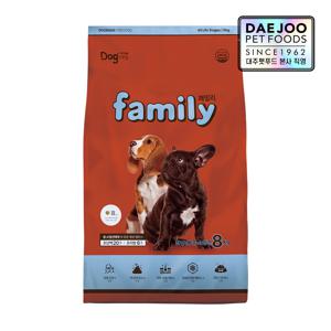 패밀리 중소형견 전연령 강아지사료 8kg
