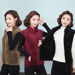 라인핏보아털후리스조끼 후리스 플리스 조끼 기모조끼