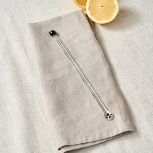 L 뚱냥이 내열 유리 머들러 검정냥 20cm