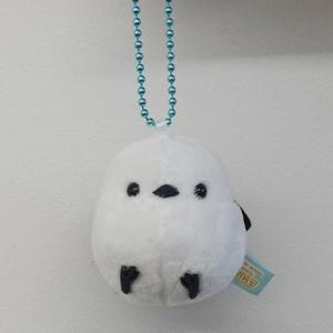귀여운 미니 인형 키링 어뮤즈 가방키링 백팩 키체인 가방참 에어팟키링 새인형 - 오목눈이