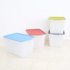 국내생산 멀티 블럭 리빙박스 56L 1개+72L 1개 4colors