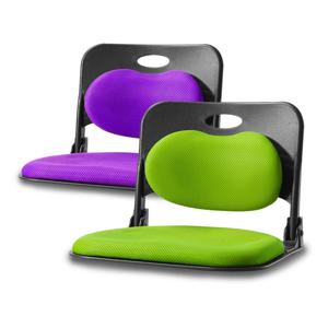 접이식/공간활용/폴더백 하트요추 블랙바디 올컬러 등받이 거실 바닥 좌식 의자 8colors