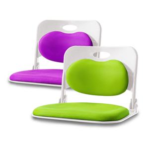 접이식/폴더백 하트요추 화이트바디 올컬러 등받이 거실 바닥 좌식 의자 8colors