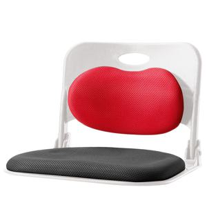 접이식/폴더백 하트요추 화이트바디 투톤 등받이 거실 바닥 좌식 의자 7colors