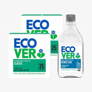 클래식 식기세척기세제 레몬 라임 25개입, 2개 + 식기세척기세제 린스 450ml, 1개