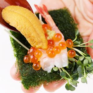페루산 성게알+덴마크산 단새우+국산 감태 홈마카세 우니 홈파티 세트