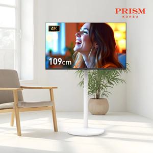 프리무빙 109cm 4K UHD 스마트 TV + CP43G5 높이조절 이동식스탠드