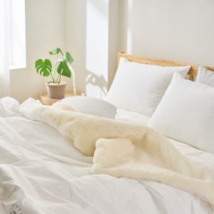 프리미엄 양털 극세사 차렵이불 겨울 양모 부드러운 푹신한 따뜻한 이불 SS/Q 3컬러