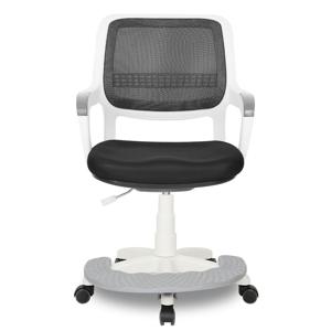 심플하고 모던한 애플메쉬 PW950 화이트바디 발받침대 컴퓨터 책상 의자 7colors