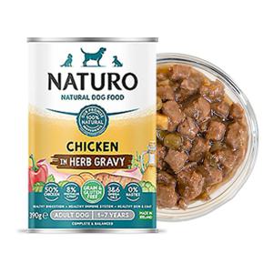 그레인&글루텐프리 치킨 허브 그레이비 주식 캔 390g