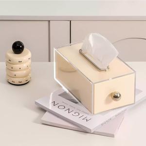 인테리어 아크릴 휴지케이스 사각 티슈케이스