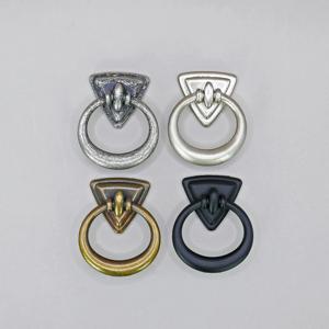 1구 가구손잡이 삼각링 문고리 교체 엔틱 셀프인테리어 부속품 철물 자재 서랍장 신발장