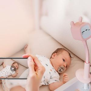 BM1 무선 스마트 베이비캠 CCTV 아기 울음 활동 침대 이탈 감지 경보 알림