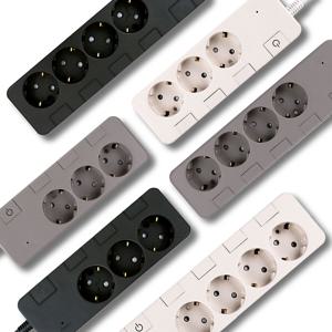 푸시탭 과부하차단 개별스위치 인테리어 멀티탭 3종 3구 4구 1M 3M