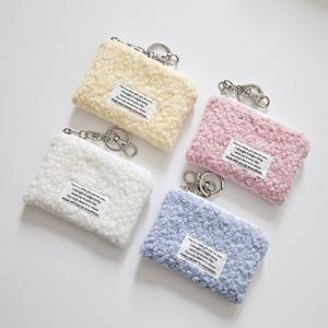 폼폼 미니 파우치 (4colors) 키링 카드지갑